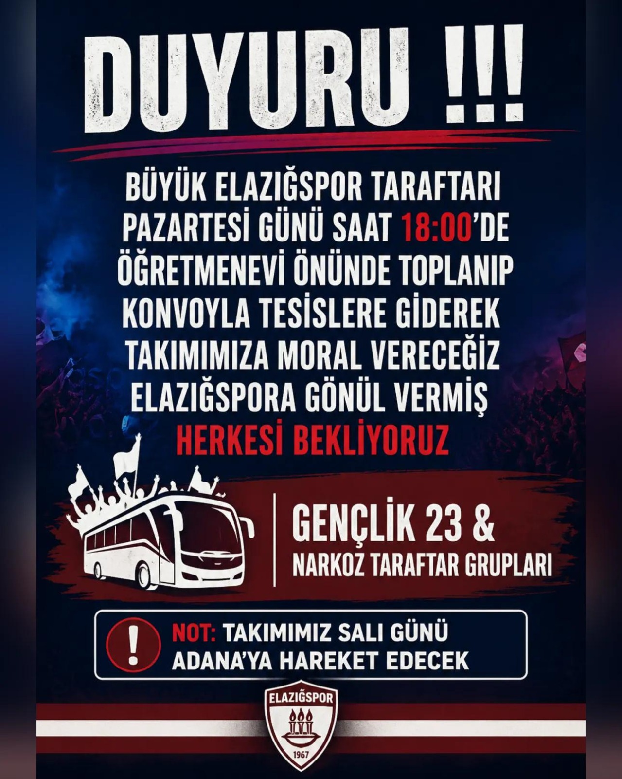 Elazığspor Taraftarları Tesisleri İnletecek